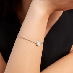 Histoire d'Or Bracelet Lunatique Argent Blanc Lapis Lazuli Nacre argent blanc lapis lazuli bleu New