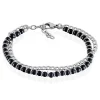 Histoire d'Or Bracelet Magalos Acier Blanc Onyx Outlet
