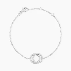 Histoire d'Or Bracelet Magou Argent Blanc Oxyde De Zirconium Hot