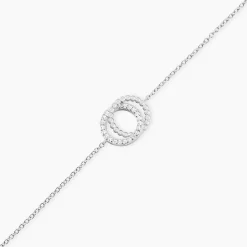 Histoire d'Or Bracelet Magou Argent Blanc Oxyde De Zirconium Hot