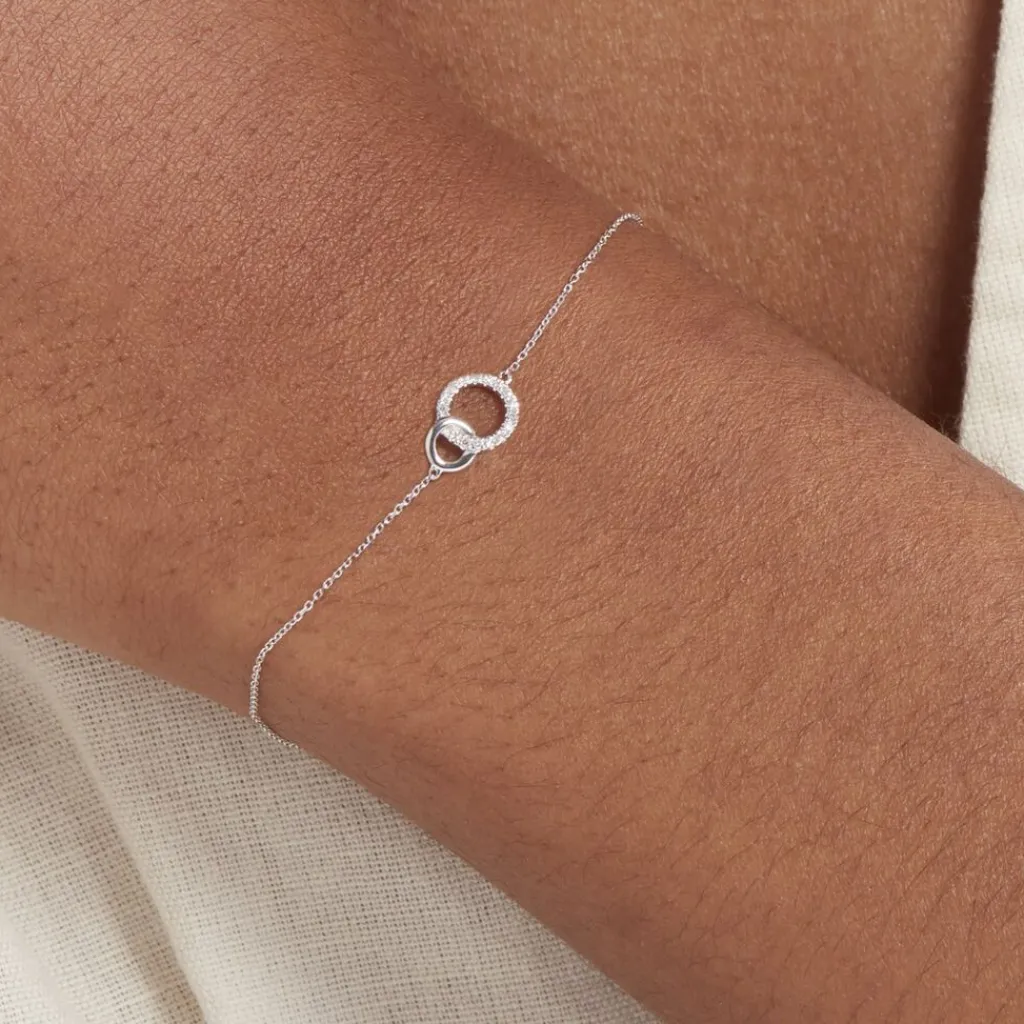 Histoire d'Or Bracelet Mahaut Or Blanc Diamant Best