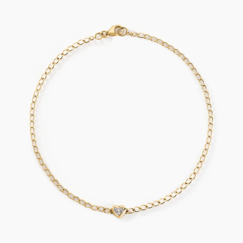 Histoire d'Or Bracelet Mahe Or Jaune Diamant