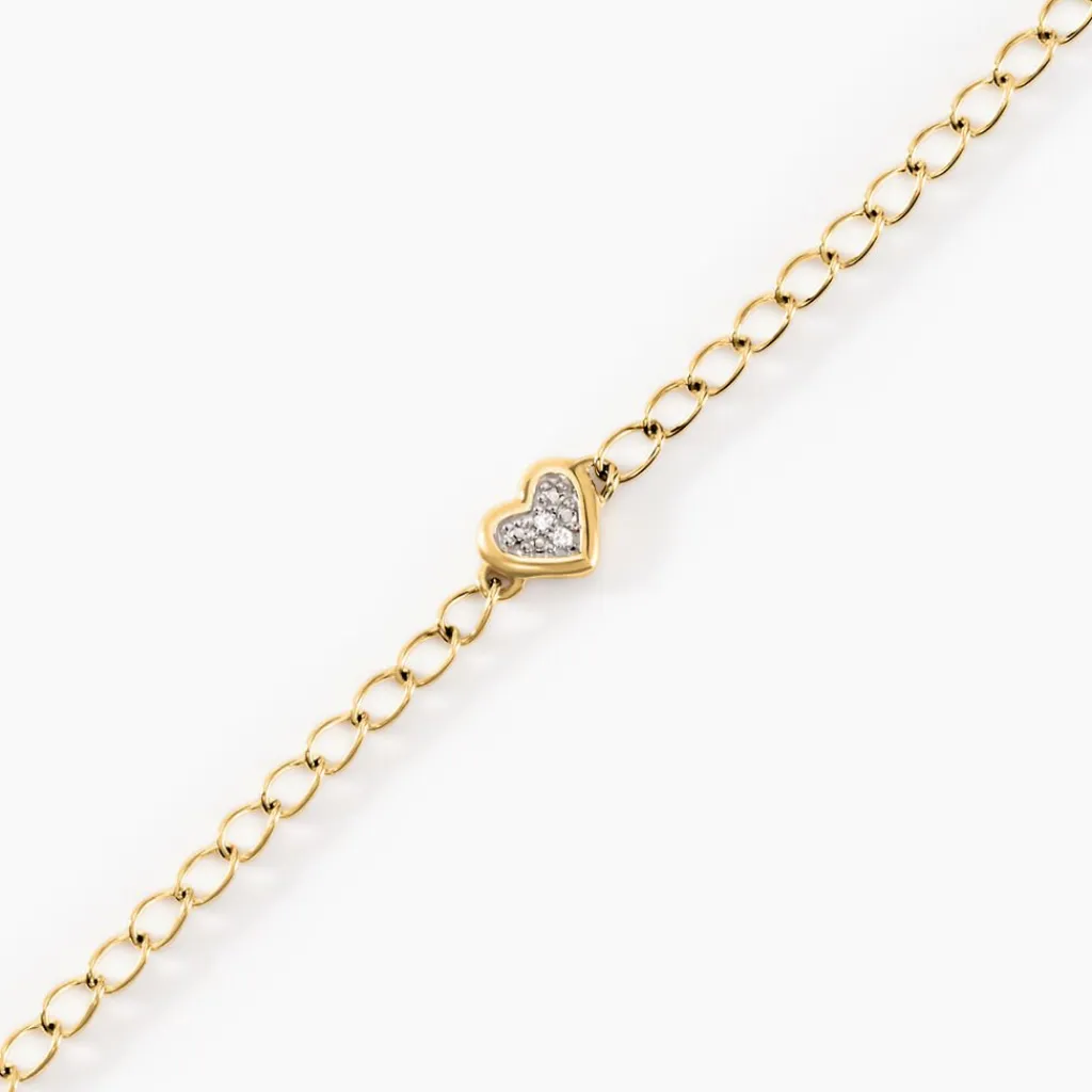 Histoire d'Or Bracelet Mahe Or Jaune Diamant
