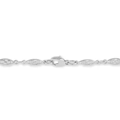 Histoire d'Or Bracelet Mahee Maille Filigrane Argent Blanc Best