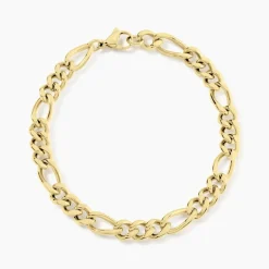 Histoire d'Or Bracelet Maille Acier Doré Virgil Hot