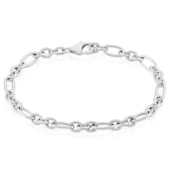 Histoire d'Or Bracelet Maille Camiorica Argent Blanc Outlet