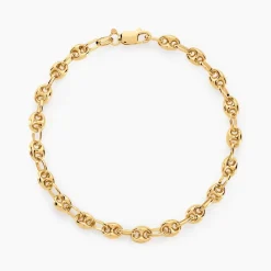 Histoire d'Or Bracelet Maille Dami Maille Grain De Café or jaune Online