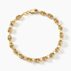 Histoire d'Or Bracelet Maille Dami Maille Grain De Cafe or jaune Outlet