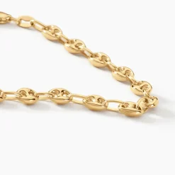 Histoire d'Or Bracelet Maille Dami Maille Grain De Cafe or jaune Outlet