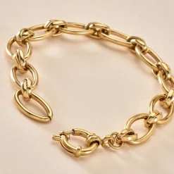 Histoire d'Or Bracelet Maille Perry Acier Doré