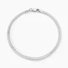 Histoire d'Or Bracelet Maille Thiane Argent Blanc
