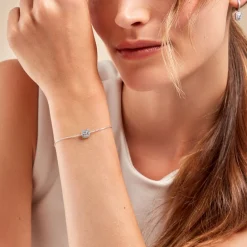 Histoire d'Or Bracelet Majesty Argent Blanc Oxyde De Zirconium New