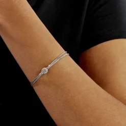 Histoire d'Or Bracelet Makana Argent Blanc Hot