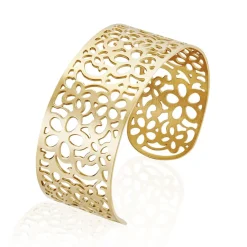 Histoire d'Or Bracelet Manchette Brenda Acier Jaune acier doré New