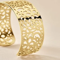 Histoire d'Or Bracelet Manchette Brenda Acier Jaune acier doré New