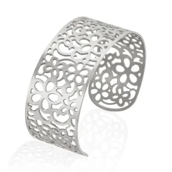 Histoire d'Or Bracelet Manchette Brenda acier blanc Discount