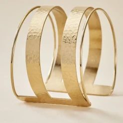 Histoire d'Or Bracelet Manchette Chita Acier Doré Hot