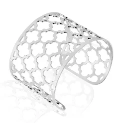 Histoire d'Or Bracelet Manchette Nevenka Acier Blanc acier argenté Hot