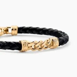 Histoire d'Or Bracelet Mani Plaque Or Doré Clearance