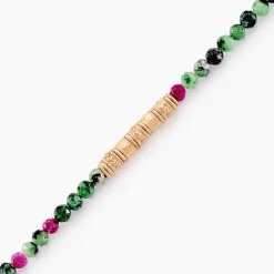 Histoire d'Or Bracelet Manua Plaqué Or Jaune Pierre D'imitation plaqué or jaune pierre d'imitation vert Best