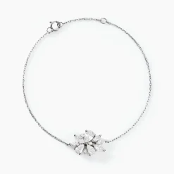 Histoire d'Or Bracelet Marquis Or Blanc Oxyde De Zirconium Online