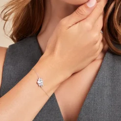 Histoire d'Or Bracelet Marquis Or Blanc Oxyde De Zirconium Online