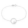 Histoire d'Or Bracelet Marthe Argent Blanc Perle De Culture Et Oxyde De Zirconium New