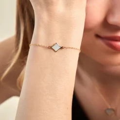 Histoire d'Or Bracelet Marvella Or Jaune Nacre or jaune nacre blanc Best