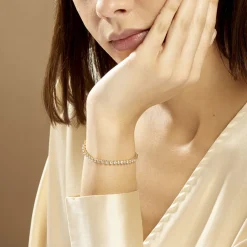 Histoire d'Or Bracelet Maryannick Plaqué Or Jaune Oxyde De Zirconium