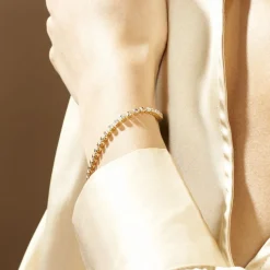 Histoire d'Or Bracelet Maryannick Plaqué Or Jaune Oxyde De Zirconium