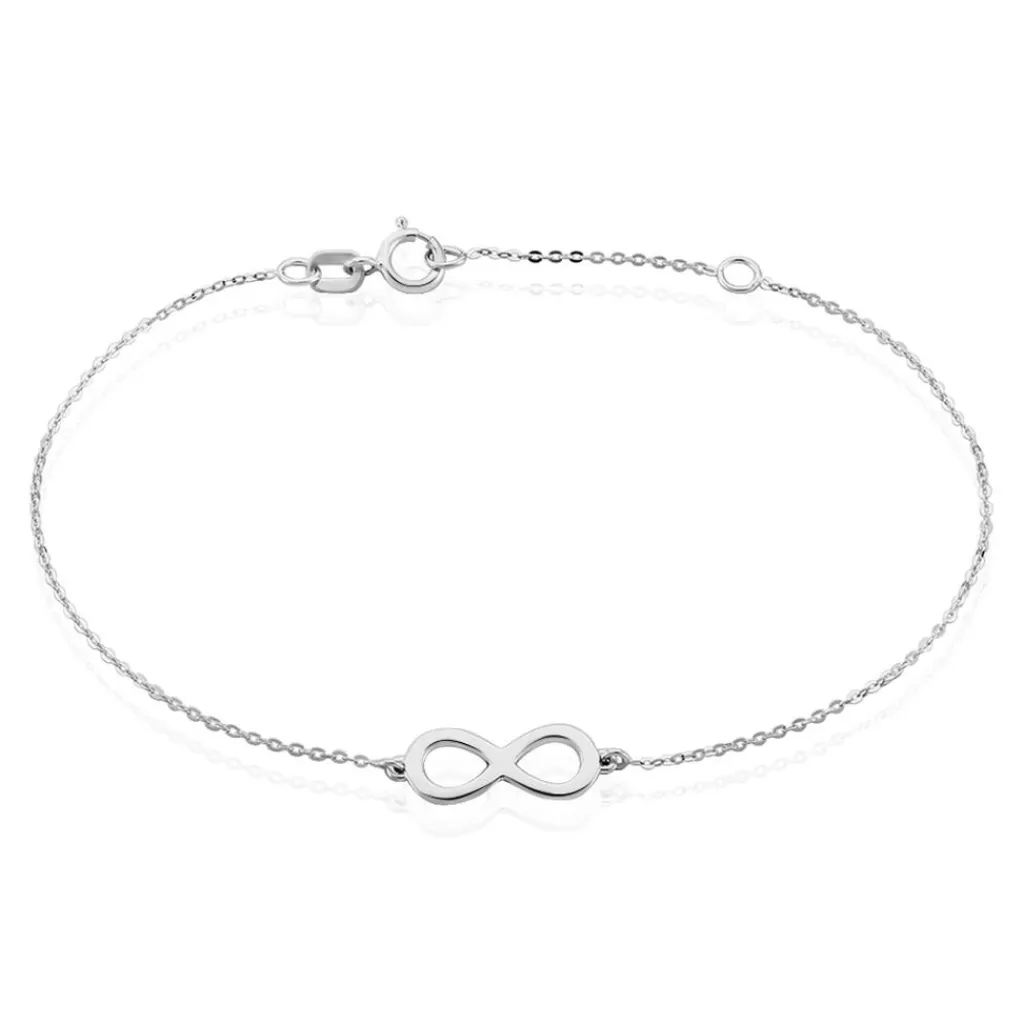 Histoire d'Or Bracelet Maryeme Infini Selectra or blanc New