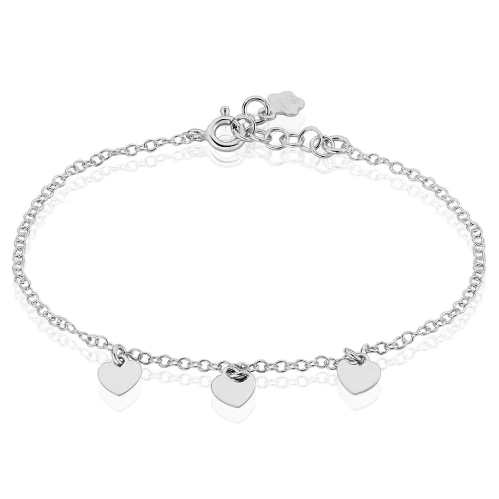 Histoire d'Or Bracelet Maryline Argent Blanc Outlet
