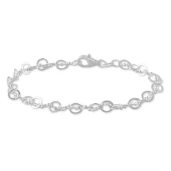 Histoire d'Or Bracelet Mayan Argent Blanc New