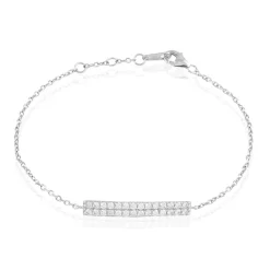 Histoire d'Or Bracelet Melineeargent Blanc Oxyde De Zirconium Outlet