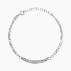 Histoire d'Or Bracelet Melodie Argent Blanc Hot