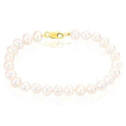Histoire d'Or Bracelet Merrane Or Jaune Perle De Culture Clearance