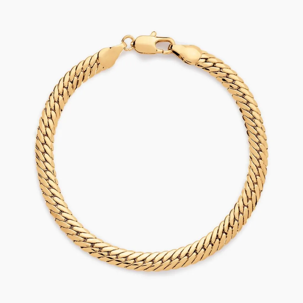 Histoire d'Or Bracelet Messaline Plaqué Or Jaune Sale