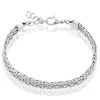 Histoire d'Or Bracelet Metropolitan Maille Fantaisie Acier Blanc Online