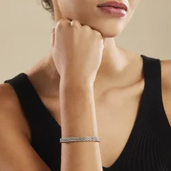 Histoire d'Or Bracelet Metropolitan Maille Fantaisie Acier Blanc Online