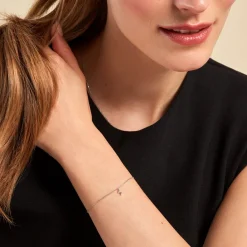 Histoire d'Or Bracelet Meyline Argent Blanc Oxyde De Zirconium Outlet