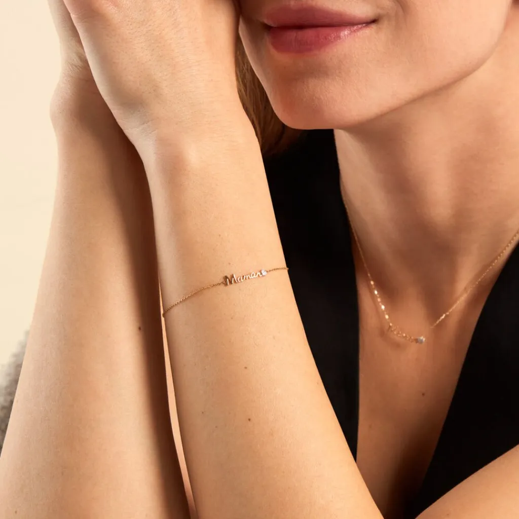 Histoire d'Or Bracelet Mihangel Or Jaune Diamant