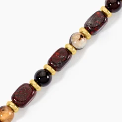 Histoire d'Or Bracelet Miky Acier Jaune Pierre De Synthese Agate Sale