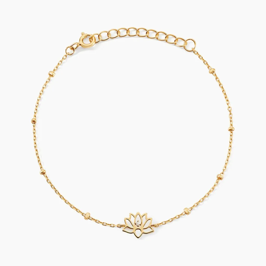 Histoire d'Or Bracelet Mirabel Argent Jaune Oxyde De Zirconium Hot