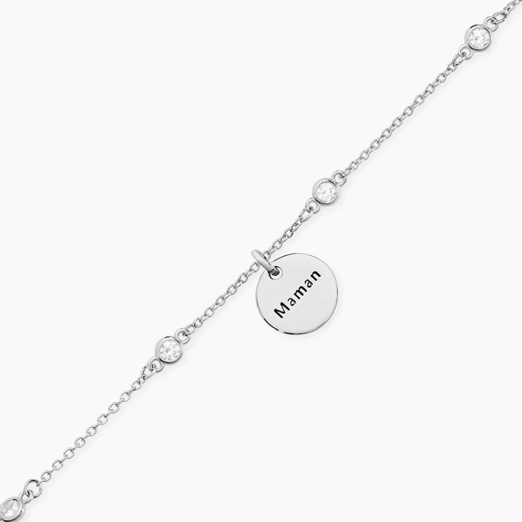 Histoire d'Or Bracelet Moa De Zirconium argent blanc oxyde Sale