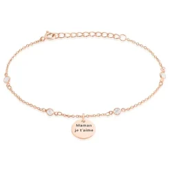 Histoire d'Or Bracelet Moa De Zirconium argent rose oxyde Discount