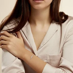 Histoire d'Or Bracelet Monique Argent Blanc Oxyde De Zirconium Clearance