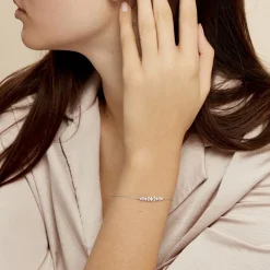 Histoire d'Or Bracelet Monique Argent Blanc Oxyde De Zirconium Clearance