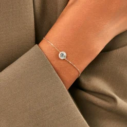 Histoire d'Or Bracelet Munira Or Jaune Topaze Oxyde De Zirconium New