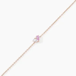 Histoire d'Or Bracelet Myhalf De Zirconium argent rose oxyde Clearance