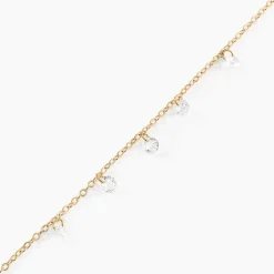 Histoire d'Or Bracelet Myosothis Plaqué Or Oxydes De Zirconium plaqué or jaune oxyde Discount